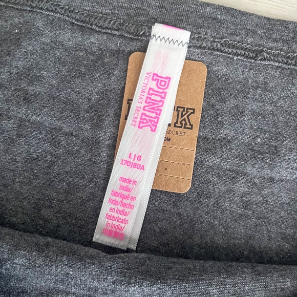 Victoria’s Secret VS PINK Cotton Shortie Boyshort - Dark Grey - Picture 3 of 5